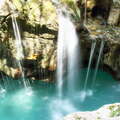 Trenta Valley  |  Waterfall into Great Soča Gorge