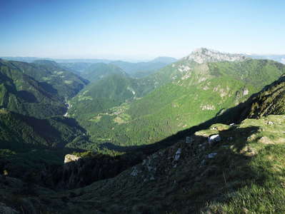 Southern Bohinj Range with Črna Prst