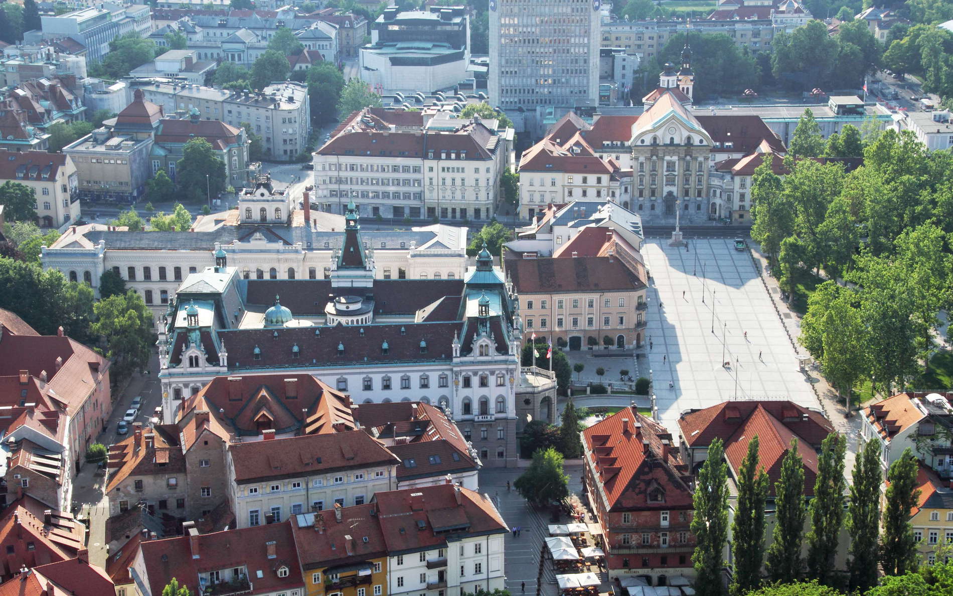 Ljubljana  |  University and Congress Square