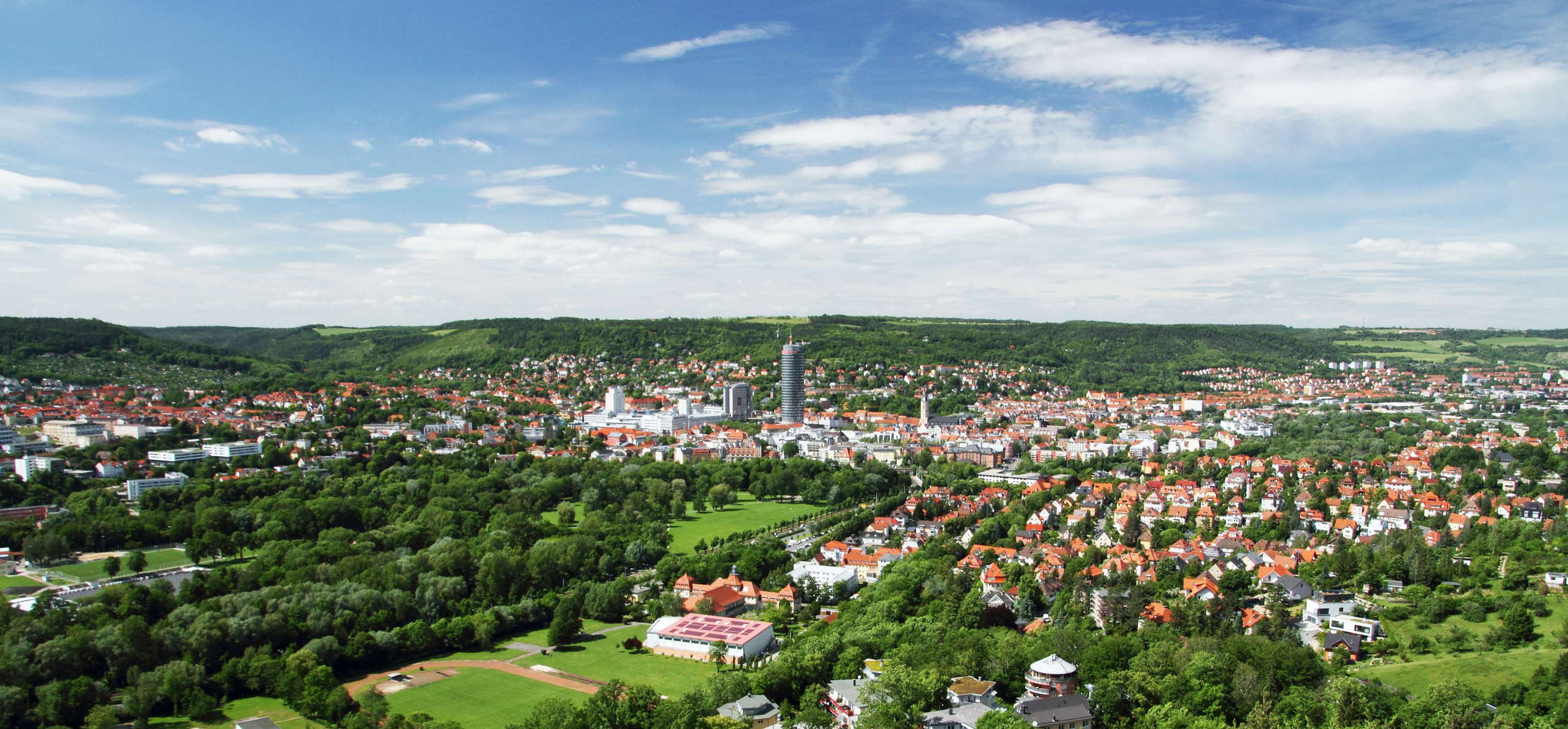 Jena | Panoramic view from Kernberge