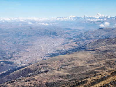 Cusco with Cordillera Vilcabamba