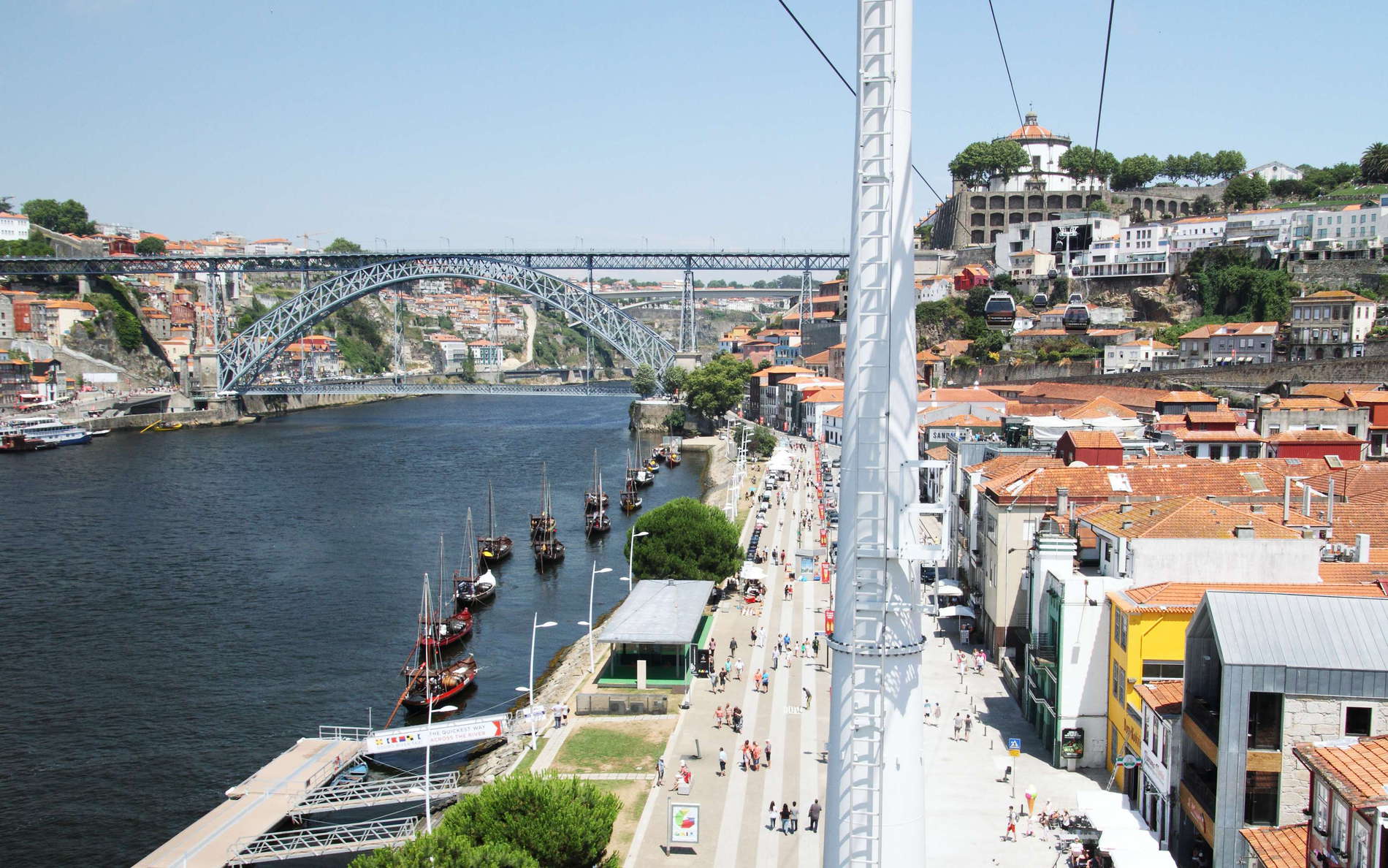 Vila Nova de Gaia with Rio Douro and Ponte Dom Luís I