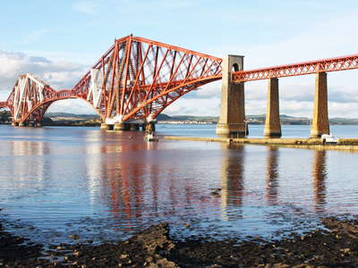 South Queensferry  |  Firth of Forth with Forth Bridge