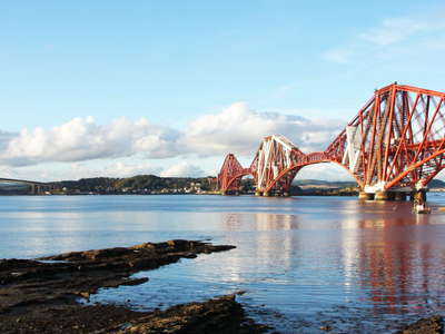 South Queensferry  |  Firth of Forth with Forth bridges