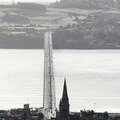 Dundee with Firth of Tay and Tay Road Bridge