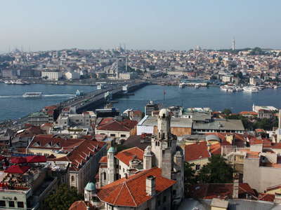İstanbul with Galata Köprüsü