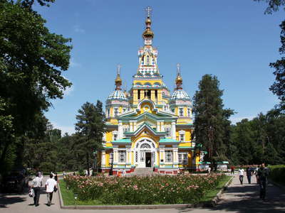 Almaty  |  Panfilov Park with Ascension Cathedral