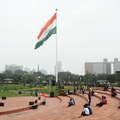 New Delhi  |  Central Park with Flag of India