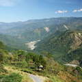 Balason Valley with landslides
