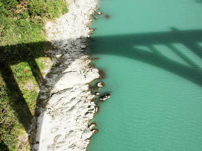 Sevoke  |  Teesta River with shadow of Coronation Bridge