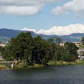 Mirik Lake with Kangchenjunga