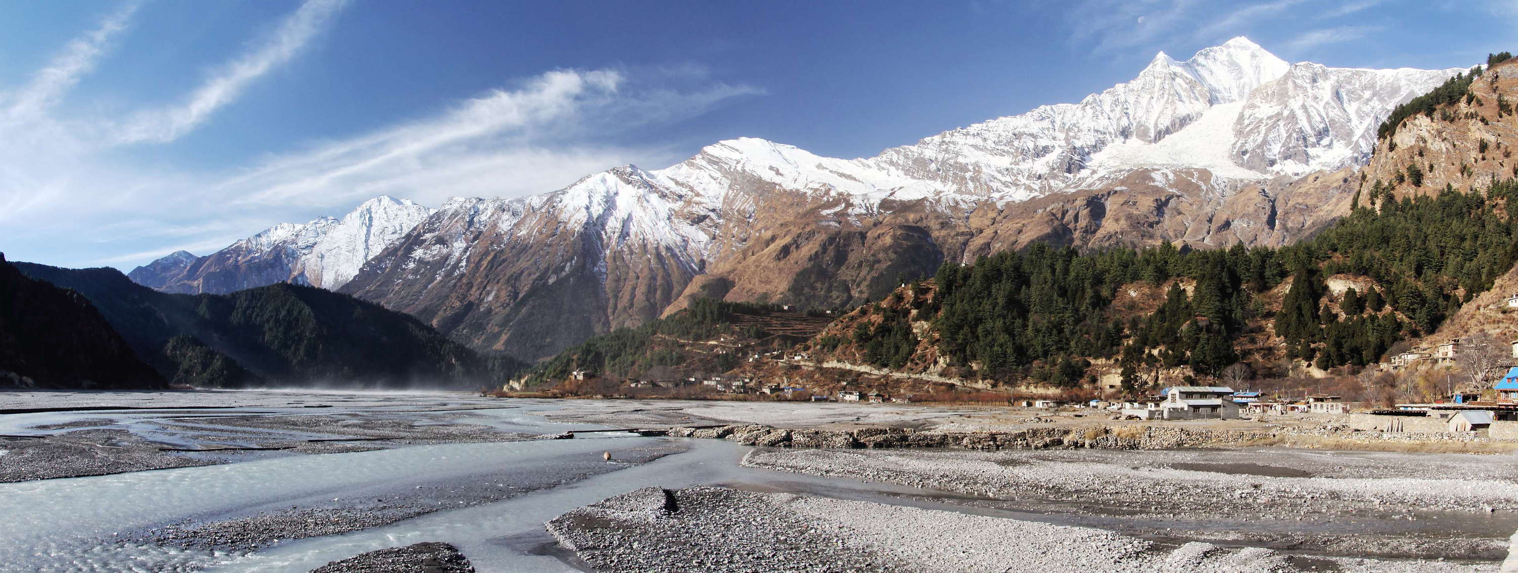 Kali Gandaki Valley and Dhaulagiri northeast face