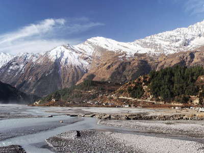 Kali Gandaki Valley and Dhaulagiri northeast face