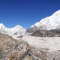 Khumbu Glacier with Pumori and Nuptse