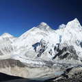 Khumbu Himal with Pumori and Mt. Everest