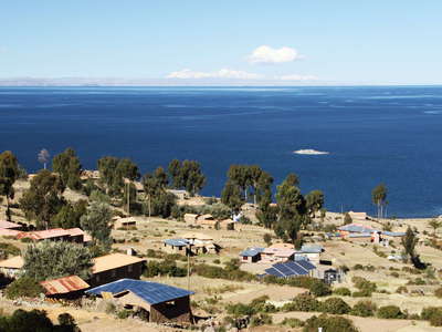 Lago Titicaca  |  Isla Amantaní and Cordillera Real