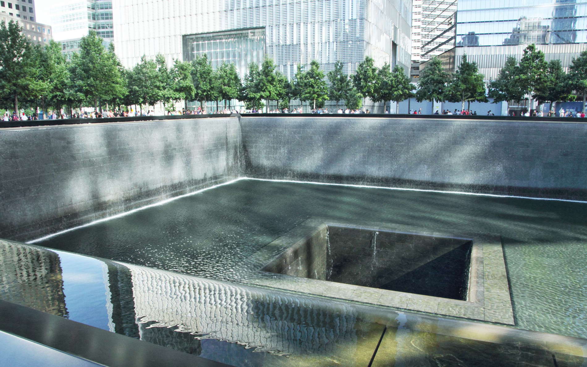 Lower Manhattan  |  North Pond of 9/11 Memorial