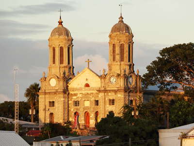 St. John's Cathedral at sunset