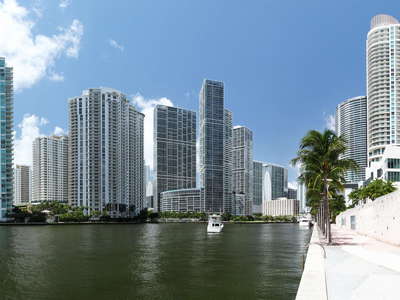 Miami | Mami River with Brickell