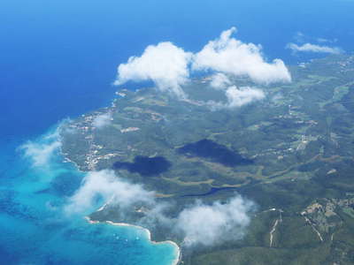 Lesser Antilles from the air