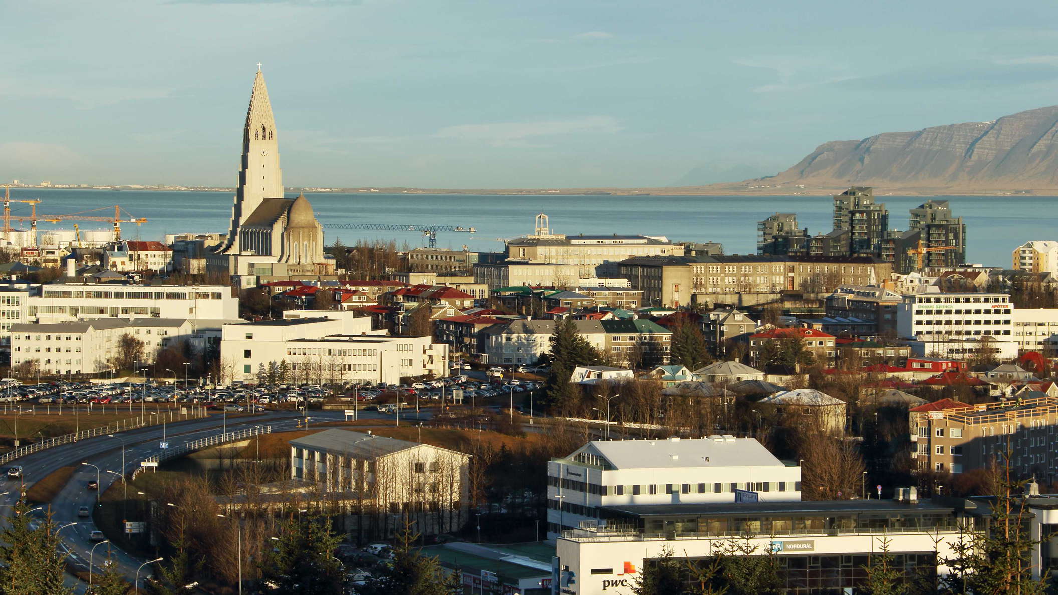 Reykjavik with Hallgrímskirkja