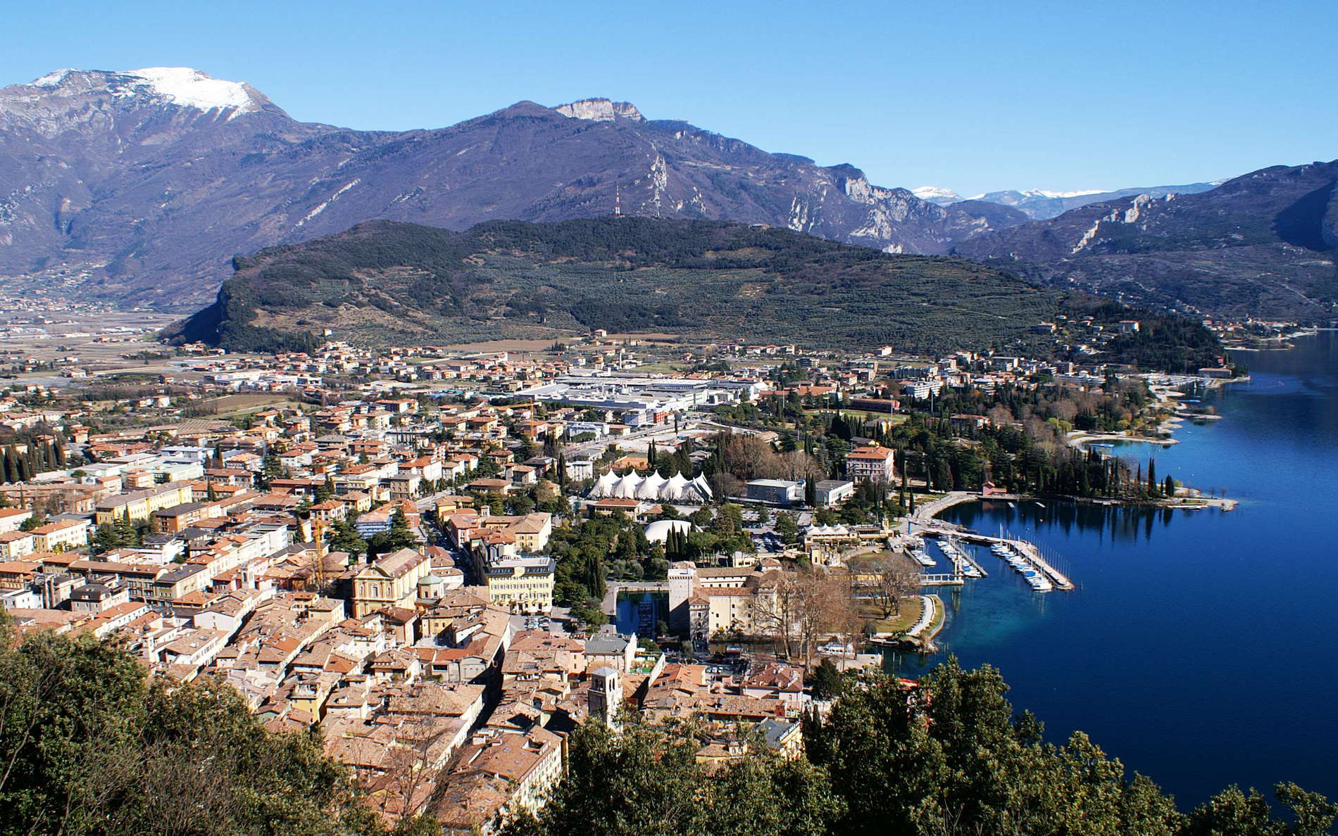 Riva del Garda and Monte Brione