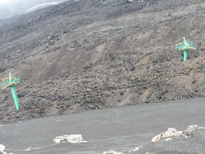 Etna | Destroyed cable car