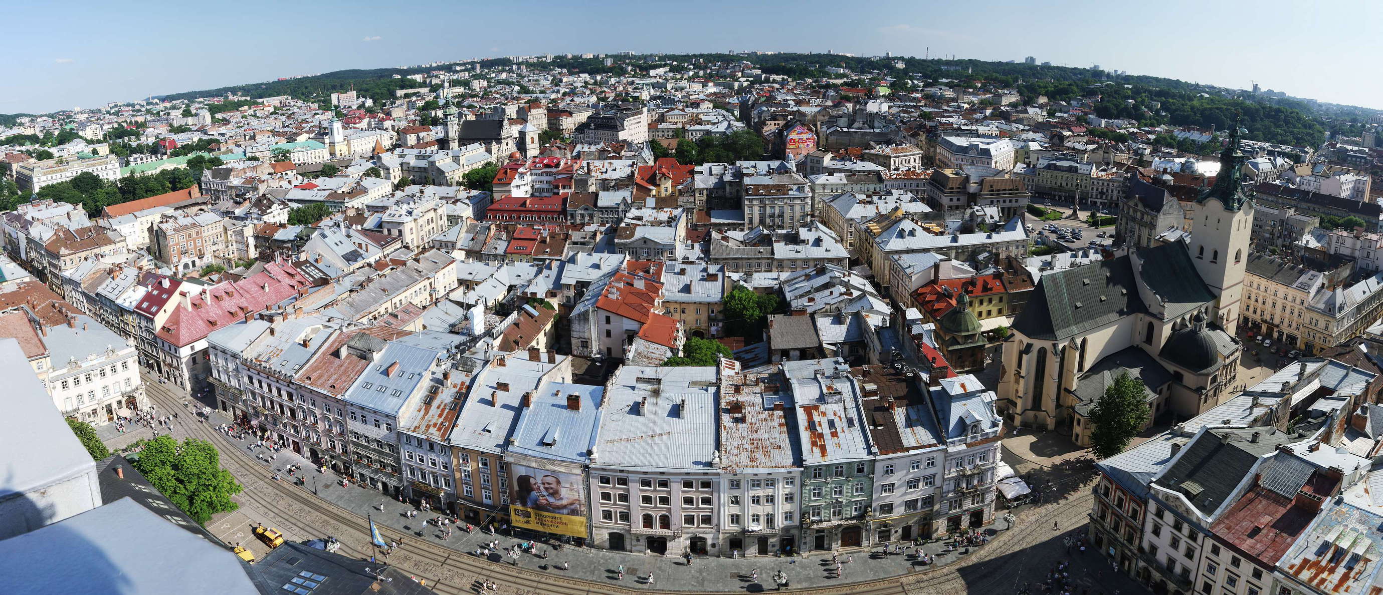 Lviv | Panoramic view of Old Town
