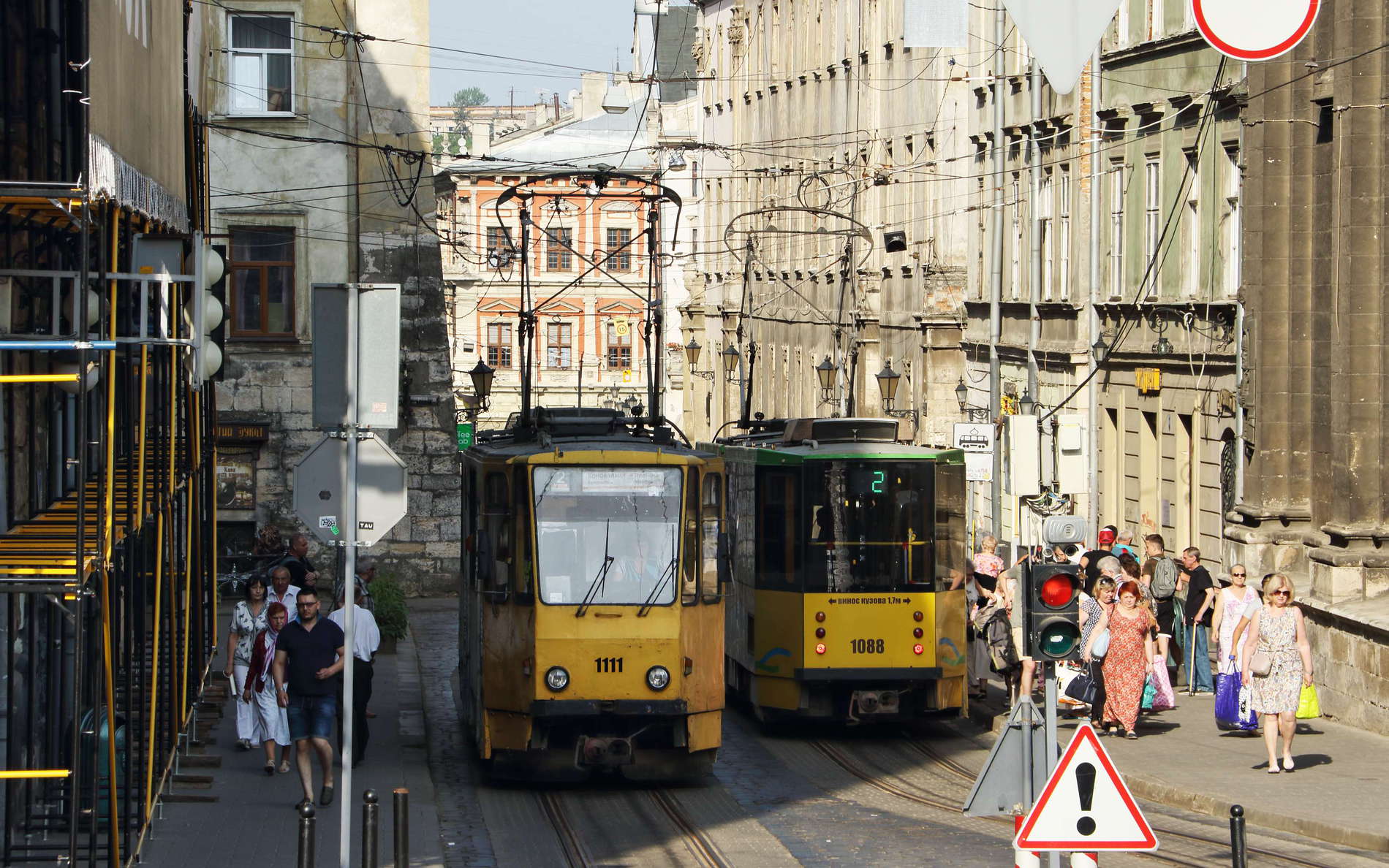 Lviv | Ruska Street with tramways