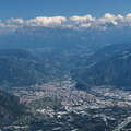 Bozen with Etschtal and Dolomites