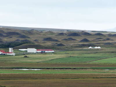 Sveinsstaðir with ancient landslide