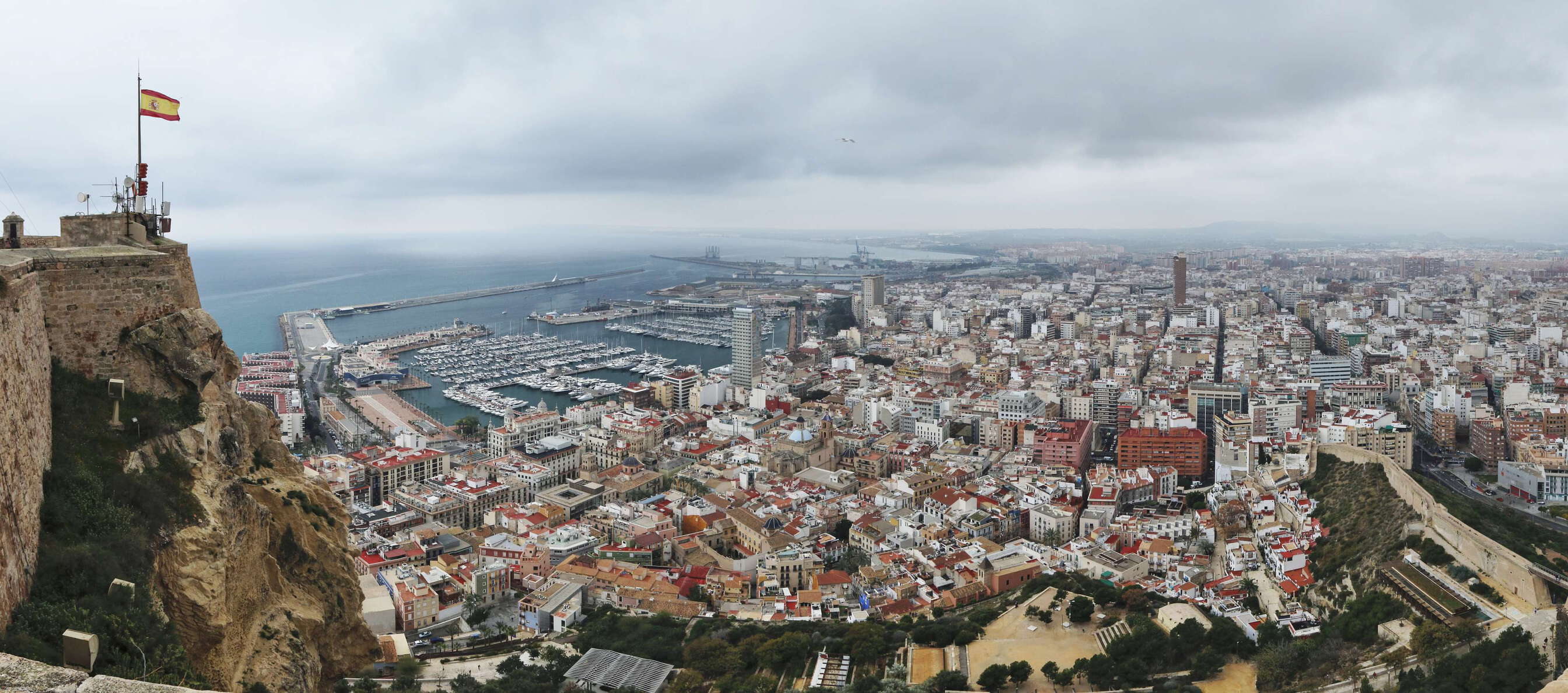 Alicante | Panoramic view from Monte Benacantil