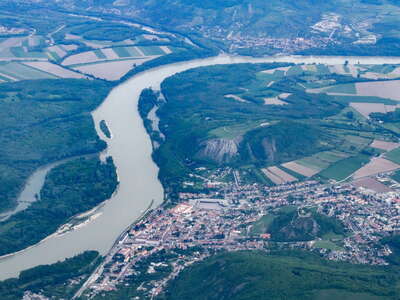Hainburg with Danube