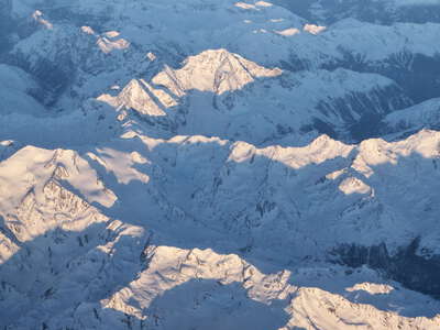 Martell Valley and Ortler Mountains