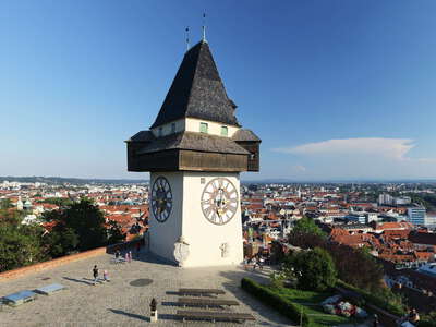 Graz with Uhrturm