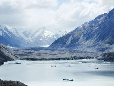 Tasman Lake and Tasman Glacier