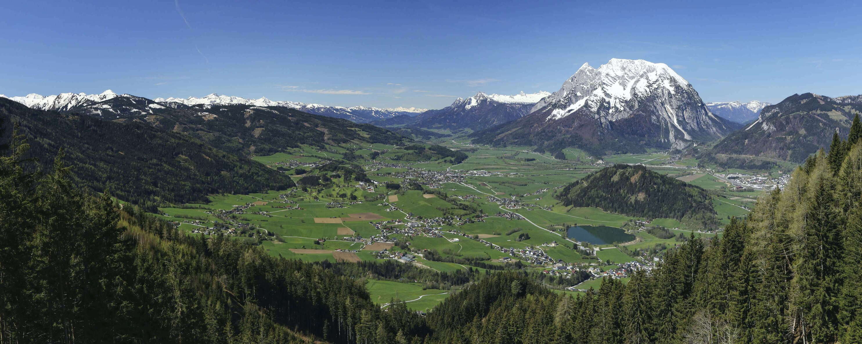 Enns Valley with Grimming and Dachstein