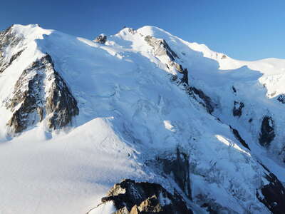 Mont Blanc and adjacent summits