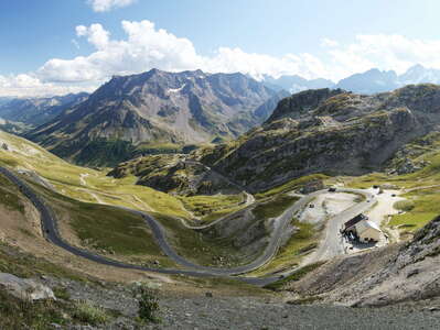 Col du Galibier | Southern slope with Dauphiné Alps