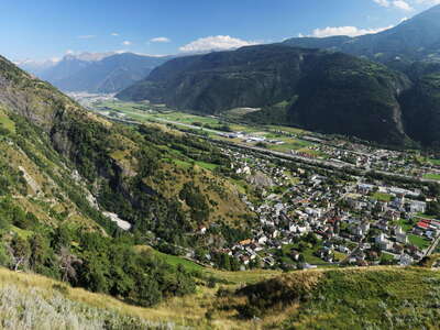 Upper Valais with Raron | Panoramic view
