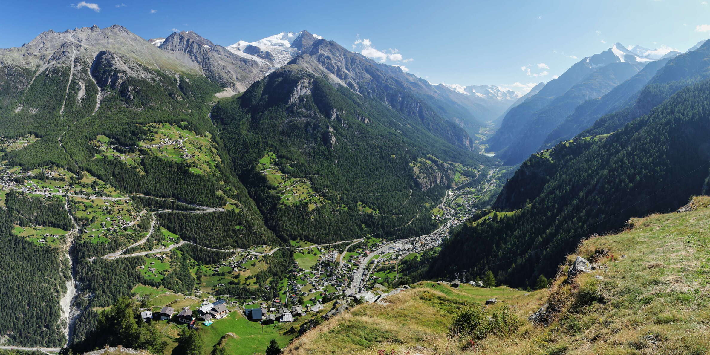Matter Valley | Panoramic view from Jungen