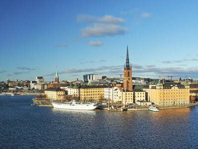 Stockholm panorama with Riddarholmen