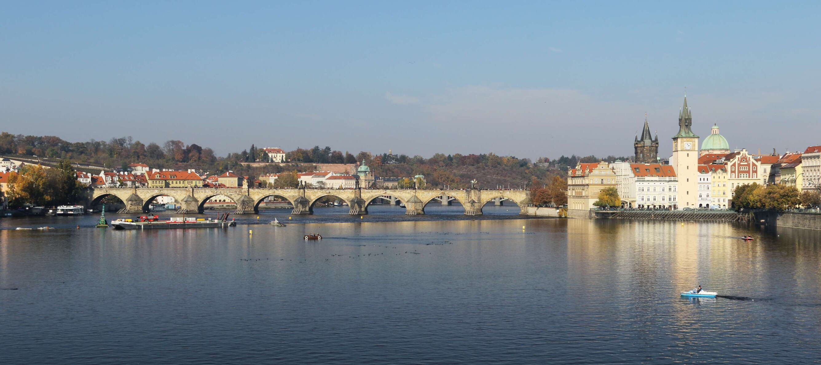 Praha | Vltava with Karlův most