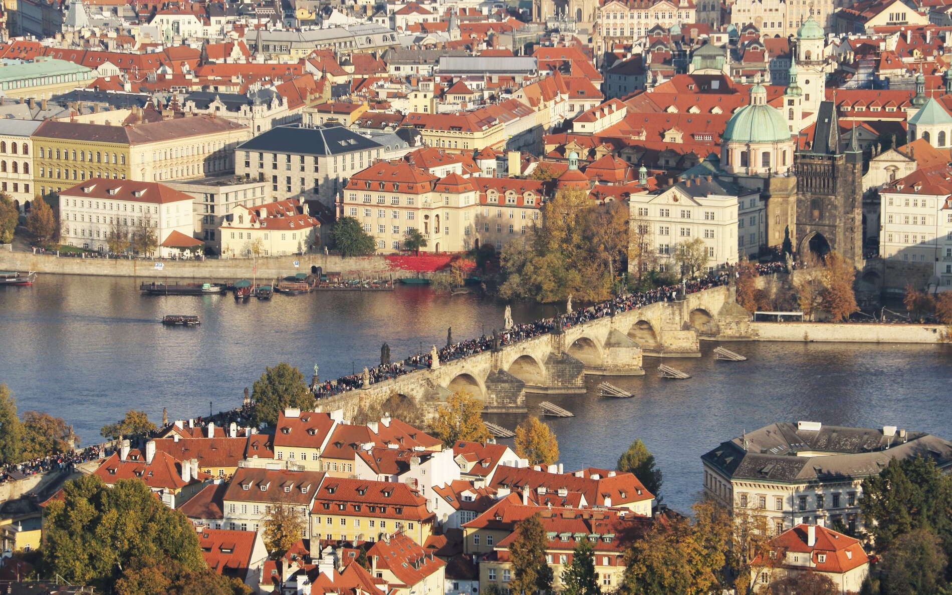 Praha | Vltava with Karlův most