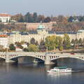 Praha | Vltava with Mánesův most and Straka Academy