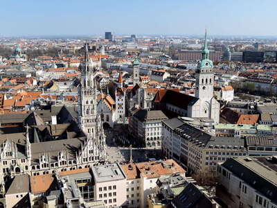 München | Historic centre with Marienplatz 