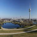 München | Olympiapark with Olympiaturm