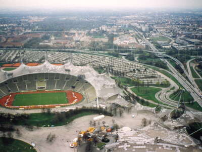 München | Olympiapark with Olympiastadion