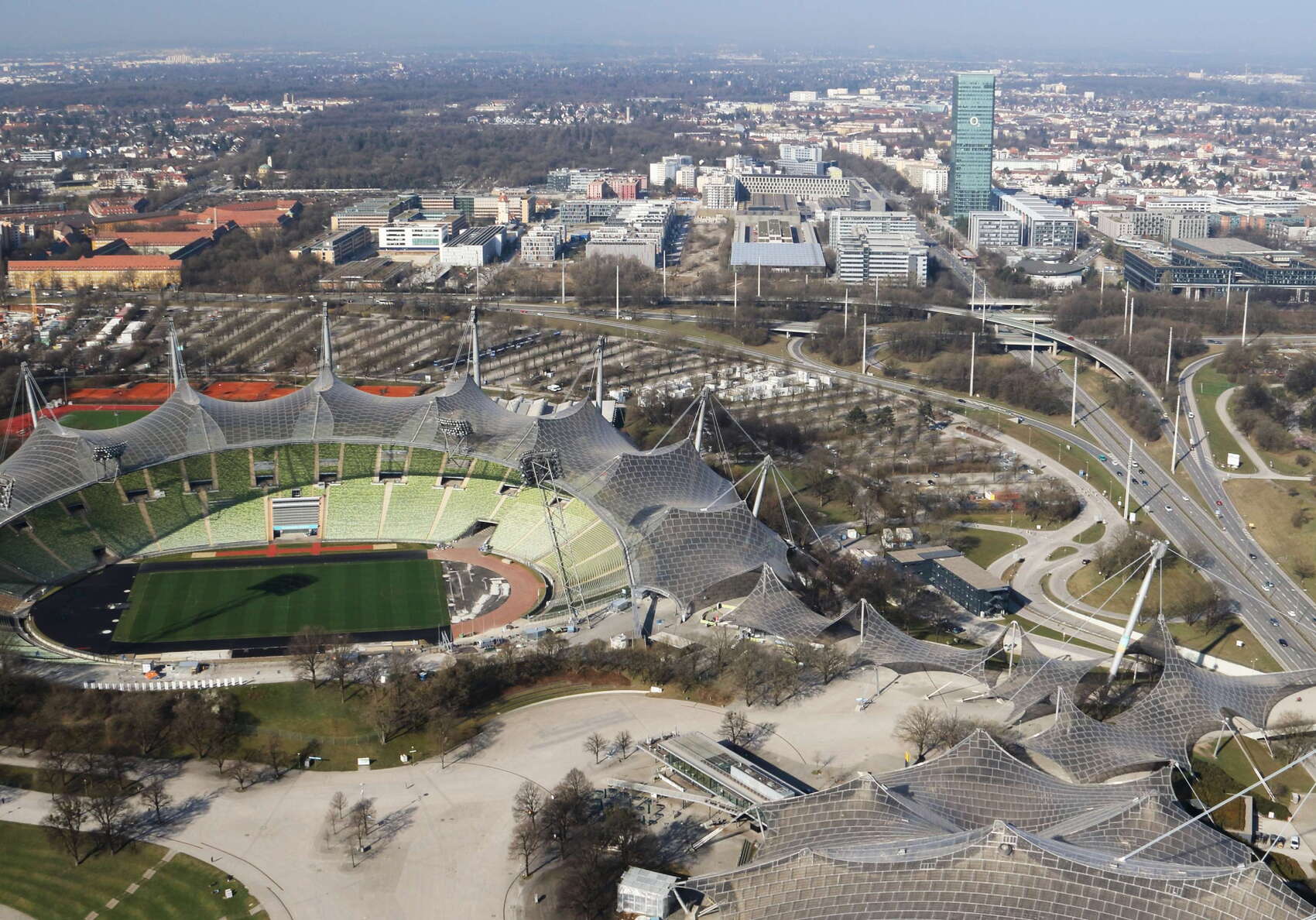 München | Olympiapark with Olympiastadion