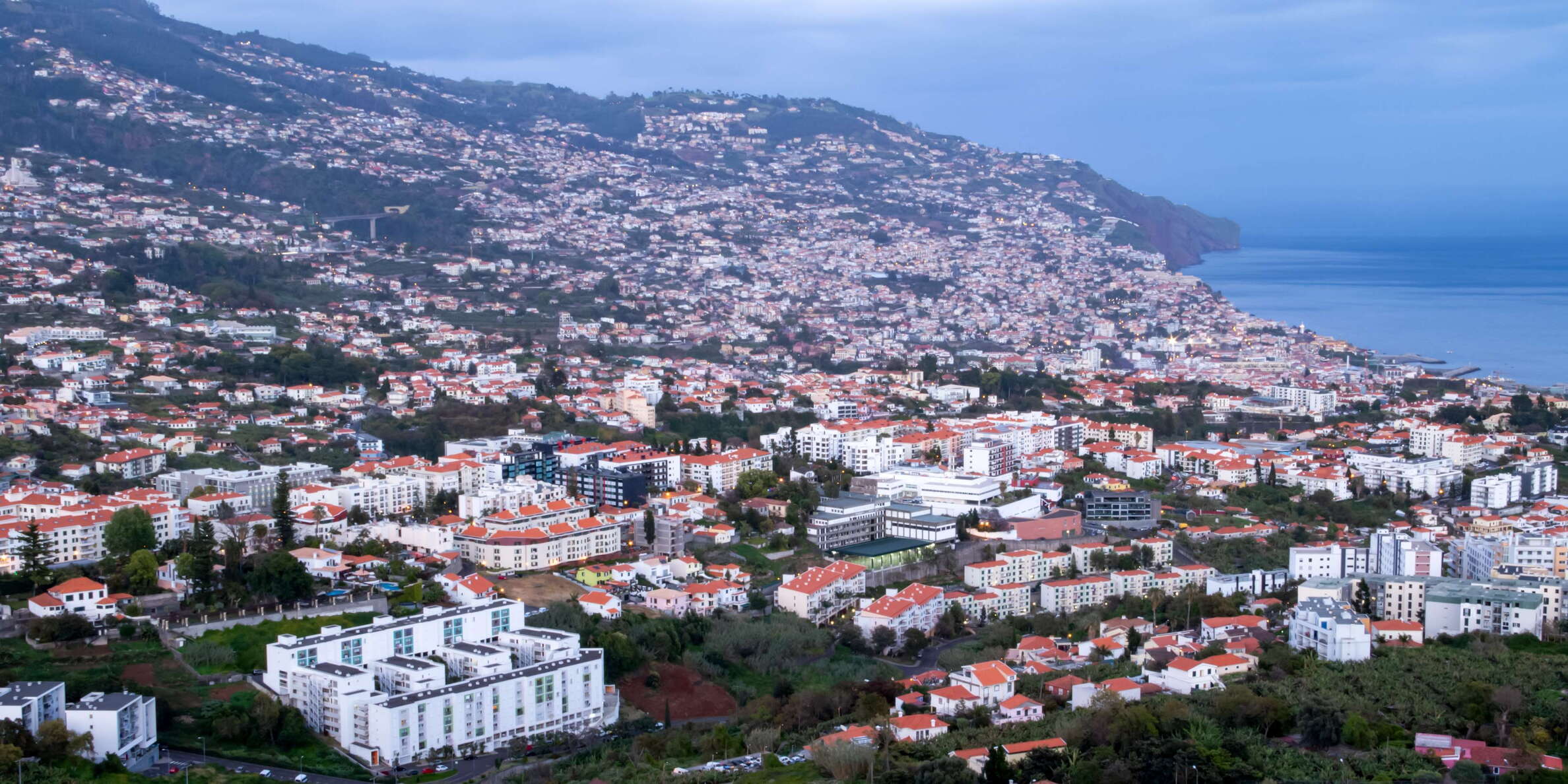 Funchal at sunset